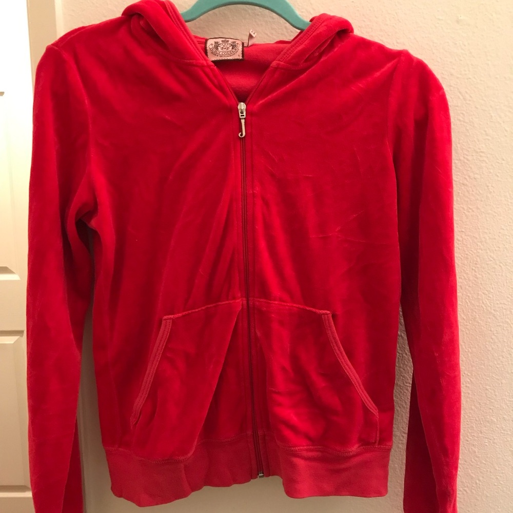 Classic juicy couture velvet track suite jacket
